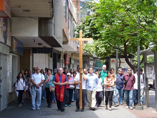 Vía Crucis, Caracas 2016