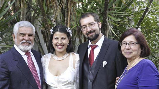 Guillermo en su boda