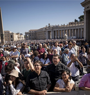 La audiencia del 15 de octubre de 2022 (©Fraternità CL/Roberto Masi)